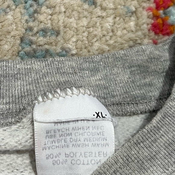 Vintage USA Gray 1980s Crewneck Jumper Pullover 80s Sweatshirt - Picture 4 of 4